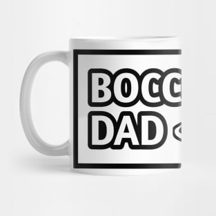 Bocce Ball Dad, Gift for Bocce Ball Players With Mustache Mug